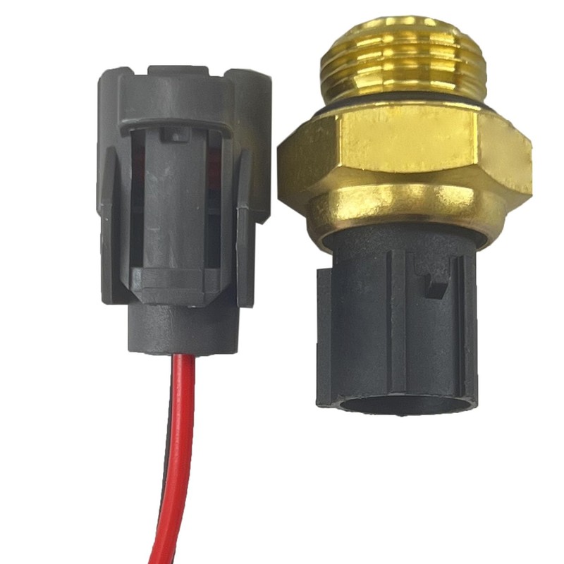 Radiator Coolant Fan Switch 37760-P00-003 with Connector Pigtail Harness, Water