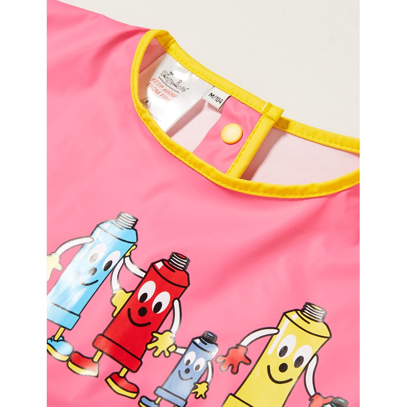 Playshoes Long Sleeve Painting Apron Girl's Vests Pink Medium