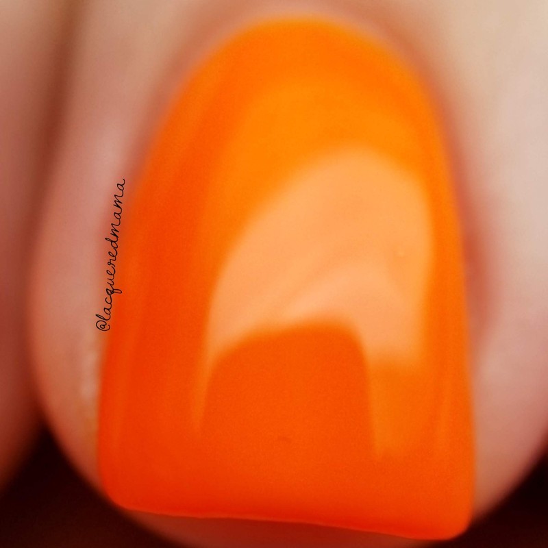 Neon (Ne) Orange Nail Polish - Atomic Polish