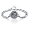 F4DEDAN 925 Sterling Silver St Michael Bracelet Catholic Religious Bracelet