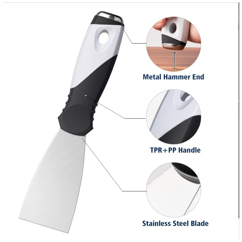 Mister Rui 2 Pack Putty Knife Set, 10 in 1