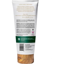 RAW SUGAR, Pure Scalp Therapy, Mascarilla Capilar para Cuero Cabelludo y Cabello, con Carbón Activado, Coco y Aceite de Hierbabuena, Prensado en Frío, Vegana, Libre de Sulfatos SLS y Parabenos, 198 ml