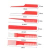 FOMIYES 20pcs Professional Hair Salon Comb Creative Smoothing Styling Combs