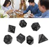 7PCS Light Up Dice ABS Rechargeable LED Electronic Polyhedral Dice