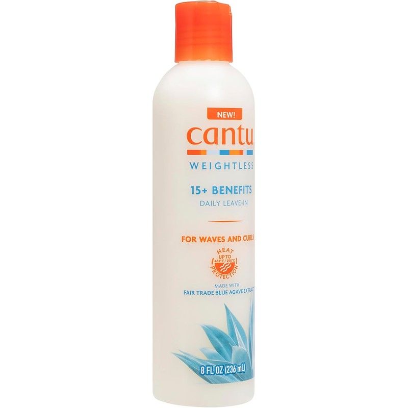 Cantu Weightless Crema Sin Enjuague de Uso Diario, 8 fl