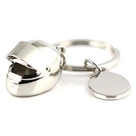Maycom® Creativo motocicleta bicicleta Casco movible con visera de sol Anillo Llavero Keyfob 86044, Casco, Pequeño