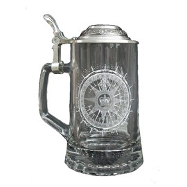 Glass Nautical Stein