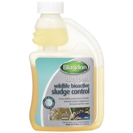 Blagdon Pond Bioactive Sludge Control, 250ml, Adds Good Bacteria, Keeps Wildlife Ponds Clean and Healthy, Removes Organic Waste, 250ml, Treats 2,273L of Pond Water