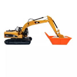 Handmade 50:1 Material Bedding Bucket For Model Excavators And Construction Equipment - Red