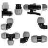 MDPE Compression Connector Fittings 25mm LDPE Water Pipe Elbow Valve