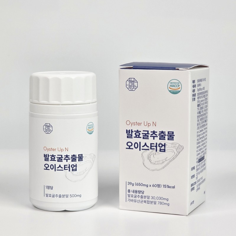 GABA calcium tablets extracted from fermented oyster extract containing lactic