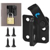 ZMDMAH Door Bolt Lockable Stainless Steel Latch Small Deadbolt Lock