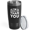 Chess Black Viking Tumbler 20oz - I'm Chessier - Funny