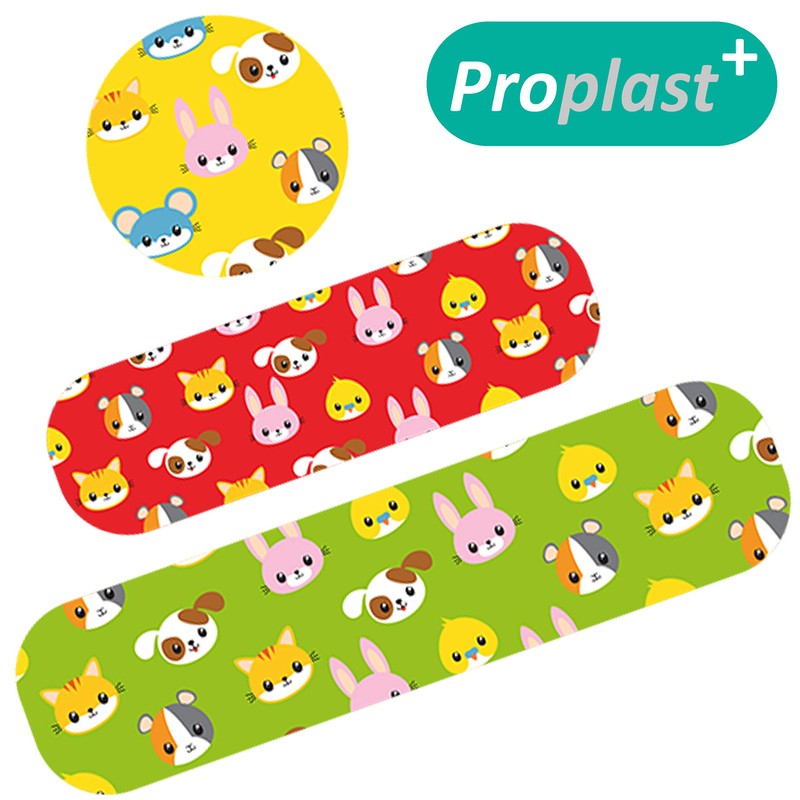 60x Childrens Assorted Sized Plasters - Various Designs