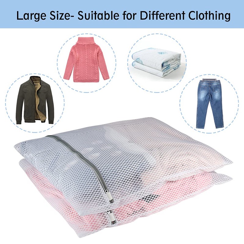 Vivifying Mesh Laundry Bag, 2 PCS Large Washing Machine Bag