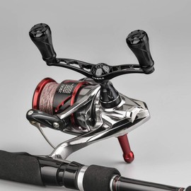 Gomexas A20 Reel Handle Knob, Daiwa Type S, Shimano Type A, Soare, Regalis, Handle, Replacement, Aluminum Alloy, 0.8 inches (20 mm), Knob for Spinning and Bait Reels, Bass Meberling, Ajing, Light Game, Lightweight