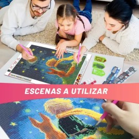 Cuadro 4 Set Pinturas De Diamantes 5d Para Decoración                                                                                                 