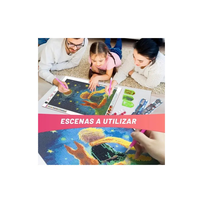 Cuadro 4 Set Pinturas De Diamantes 5d Para Decoración