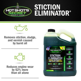 Hot Shot's Secret Original Stiction Eliminator - For All Vehicles, Gas & Diesel Oil Additive, Reduces Wear, Restores Power & Protects Injectors, Eliminates Injector Stiction, 5 Gallons