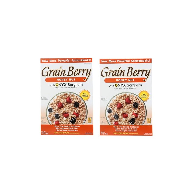 Generic Grain.Berry Cereal - Honey Nut Oats with ONYX Sorghum