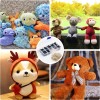 270 Piezas Ojos 6-12mm Nariz Arandelas Para Peluches Muñecos