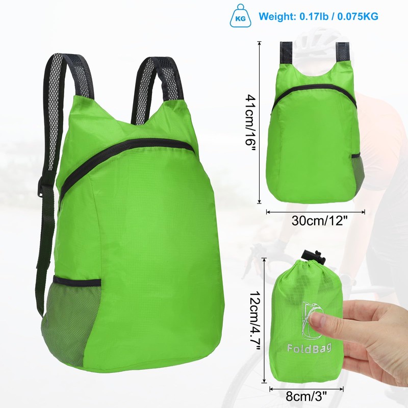 PATIKIL Hiking Backpack, 15L-20L Packable Lightweight Backpack Daypack Small Foldable