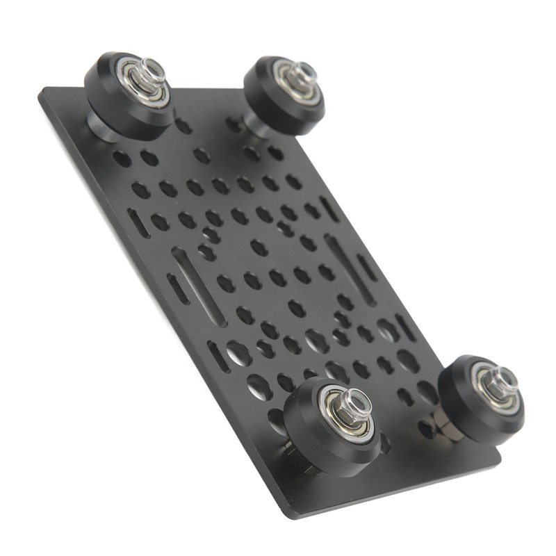 Gantry Plate Aluminum High Strength Gantry Board Black Anodized 3D