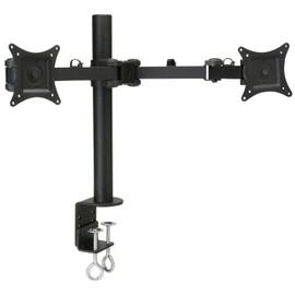 Dayton Audio Shadow Mount DESKARM-D Articulating Desktop Dual LCD Monitor Mount 13"-27"