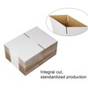 SUNLPH White Shipping Boxes 8x6x4 Inches Small Corrugated Cardboard Boxes,