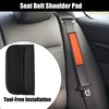 X AUTOHAUX 2pcs Car Seat Belt Cover Neck Mat Faux