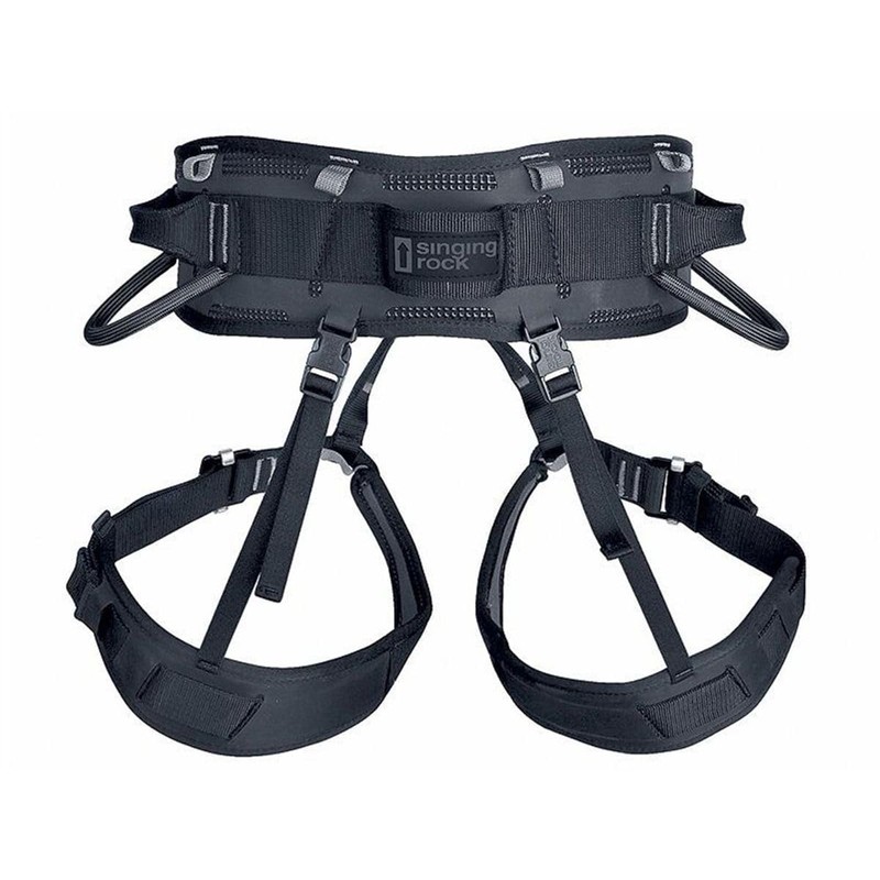 Singing Rock Urban II Men's Climbing Harness, Black