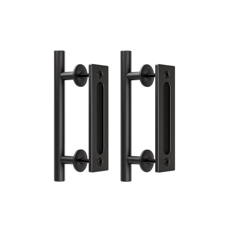 TSMST 24CM Sliding Door Handle Double Sided Barn Door Handle