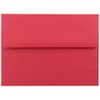 JAM PAPER A6 Colored Invitation Envelopes - 120.7 x 165.1 mm (4 3/4" x 6 1/2") - Red Recycled - 50/Pack