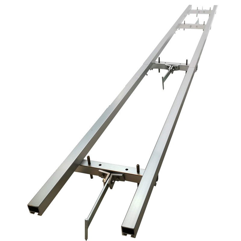 RCTEC 12 FT Rail Mill Guide System 4 Crossbar Kits