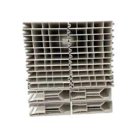 Tzou Privacy Fence Screens 2 Panels No Dig Fence Panel Kit Louvered Vinyl Privacy Fence 48" W x 36" H for Air Conditioning Housing Trash Can White One Size