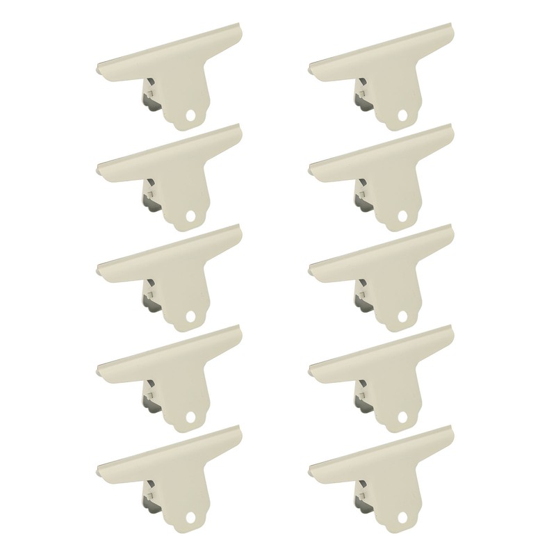 10Pcs Hinge Clips Large Metal Hinge Binder Clips for Paper
