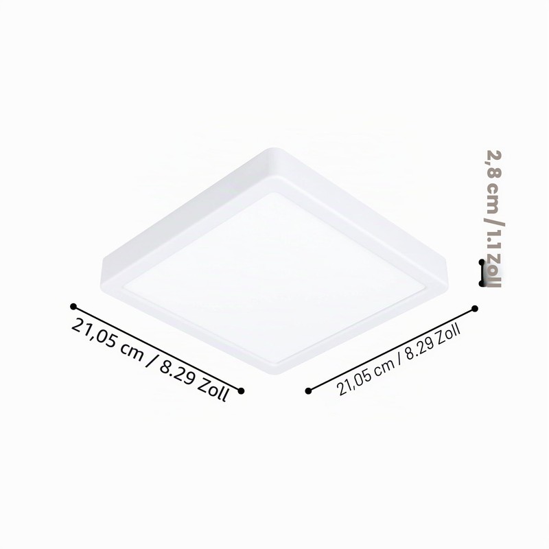 EGLO connect.z Smart Home LED Bathroom Ceiling Light Fueva-Z, L