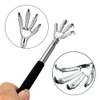 Vankcp 6Pack Telescopic Back Scratcher Set, Manual Extendable Black Bear