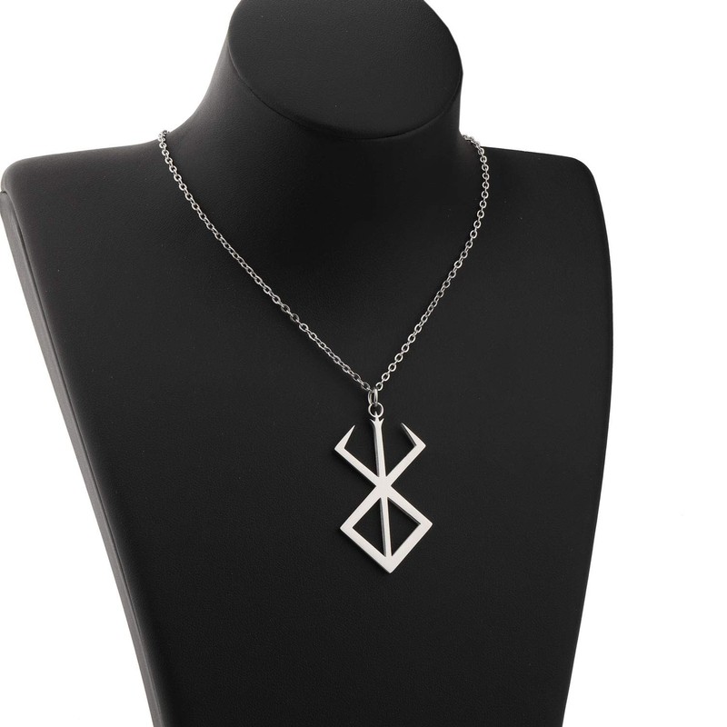 CENWA Viking Jewelry Rune Stainless Steel Pendant Necklace Amulet Talisman