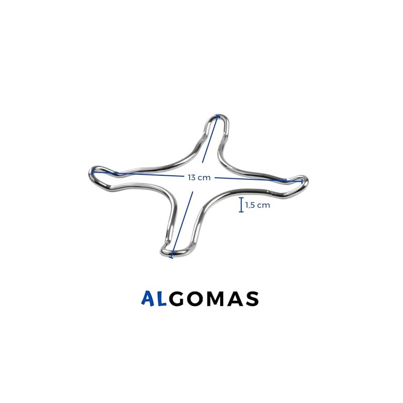ALGOMAS® 2 Pack Gas Cooker Reducer Universal Adapter 13cm Sturdy