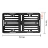 License Plate Holder 255 x 130 Light Motorcycle License Plate