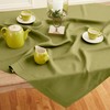 Solino Home Avocado Green Linen Tablecloth 52 x 52 Inch