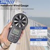 AIOMEST HVAC CFM 풍속계 풍속/기류 속도를 측정하는 AIOMEST 휴대용 기류계