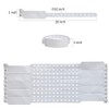 Wristall 100 Pack White Hospital Wristbands Vinyl Patient Id Bands