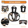 PWOD Dog Harness with Leash Set, No-Pull Step-in Reflective Pet