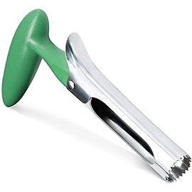 Jililil Apple Corer - Durable Apple Remover with Non-Slip Handle, Sharp Serrated Stainless Steel Blade Corer for Pears, Bell Peppers, Cupcakes, Professional Fruit Corer Pitter Prevent Rust Jililil