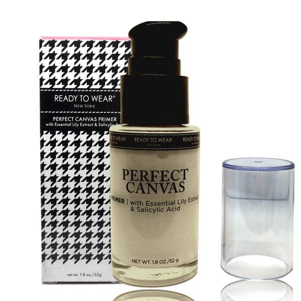 Ready to Wear Perfect Canvas Primer - Reduces Fine Wrinkles Anti Oxidants Anti Aging Skin Primer for Makeup Made in USA