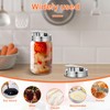 4Pcs Mason Can Lid, 304 Stainless Steel Regular Mouth Pour