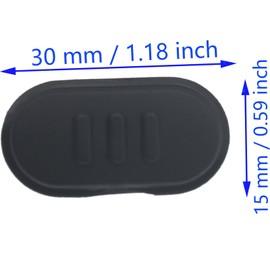 SYCZIOHU 2 PCS Walkie Talkie Accessory PTT Launch Key Switch Button for Motorola A10 A12 XTNI CP110 EP150 Two-Way Radio (Black)