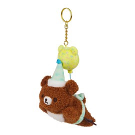 San-X Original Rilakkuma HappyForYou Series Keychain Plush - 5" Chairoikoguma